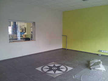 Výstavba kanceláře, Plzeň, 2012