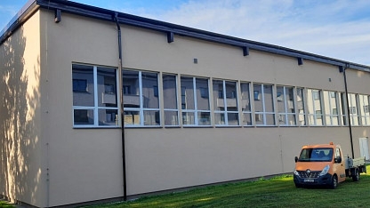 Zateplení a přístavba šaten SPŠ Klatovy 2021/2022