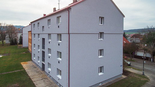 Zateplení budovy, Jeřabinová 403, Rokycany, 09/12 2020